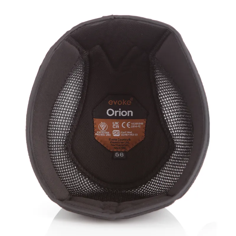 Orion Removable Crown Padded Helmet Liner